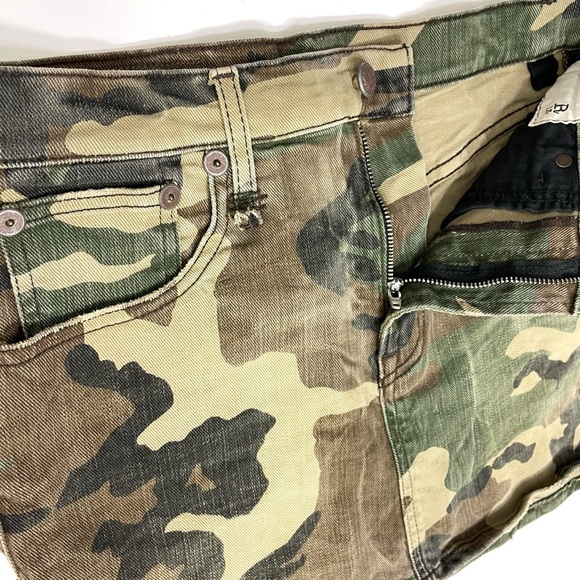R13
Camouflage Denim Mini Skirt Made in Italy - Picture 10 of 13